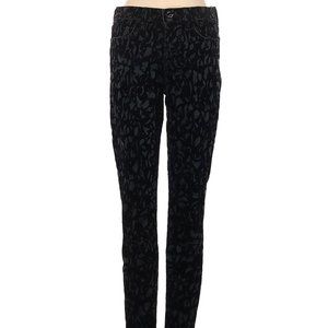 J Brand Jeans Pants Blk Animal Print Skinny Leg High Rise Sz 26 #441